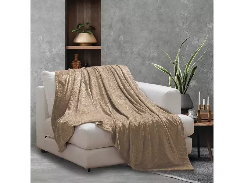 Ριχτάρι Τριθέσιο Jungle Καφέ 170 x 280 cm