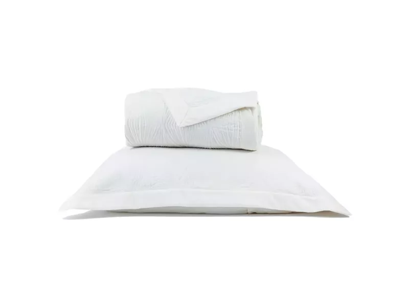 Κουβερλί Σετ Φαίδρα Υπέρδιπλο Εκρού 220 x 240 cm + (2) 50 x 70 cm