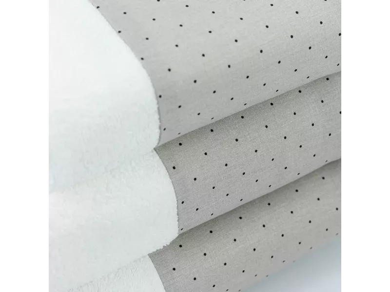 Πετσέτες Σετ 3ΤΜΧ Pois Λευκό 70 x 140 / 50 x 90 / 30 x 50 cm