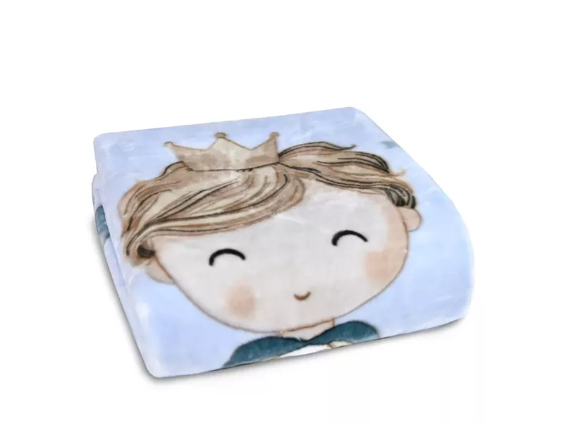 Κουβέρτα Little King Μονή Πετρόλ 150 x 220 cm