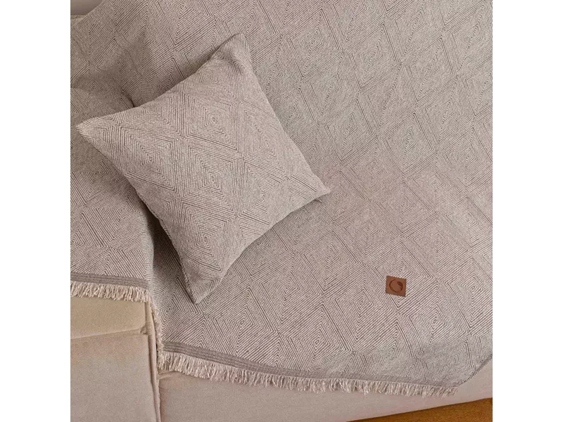 Ριχτάρι Σενίλ Τετραθέσιο Bari Εκρού 180 x 350 cm