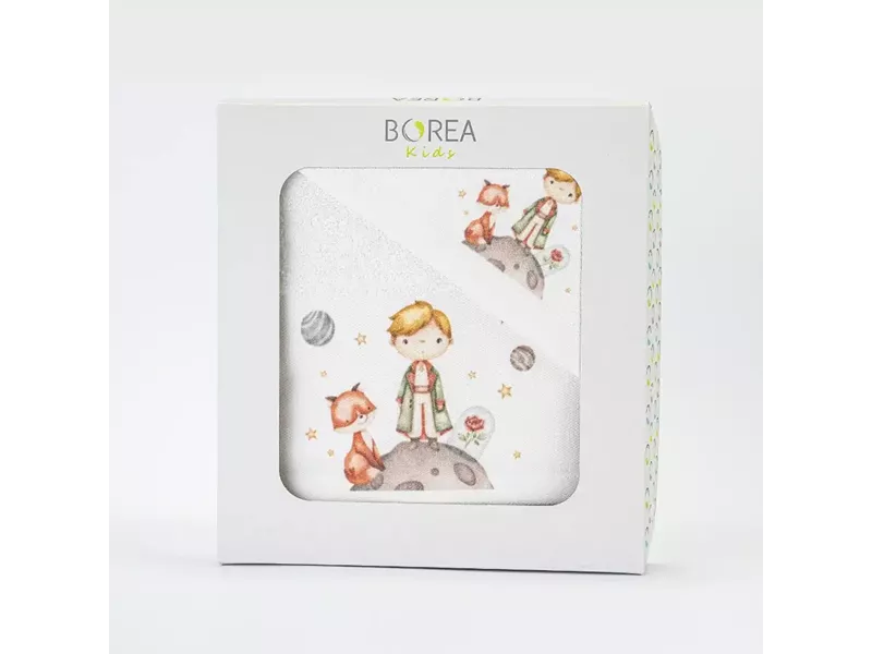 Πετσέτες Σετ 2ΤΜΧ Little Prince Λευκό 70 x 120 / 30 x 50 cm