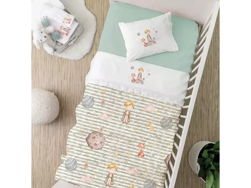 Κουβερλί Κούνιας Little Prince Βεραμάν 110 x 140 cm