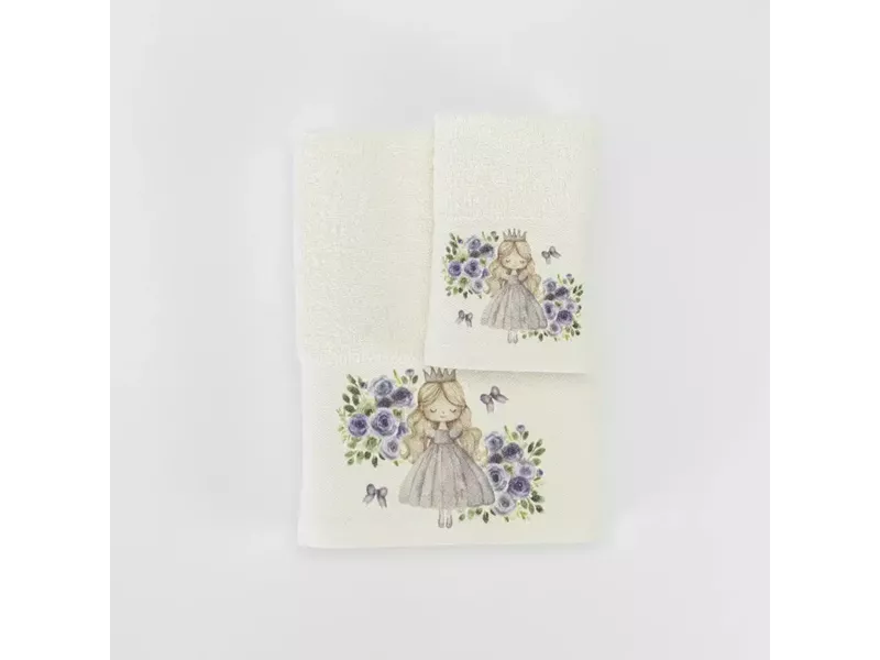 Πετσέτες Σετ 2ΤΜΧ Lily Εκρού 70 x 120 / 30 x 50 cm