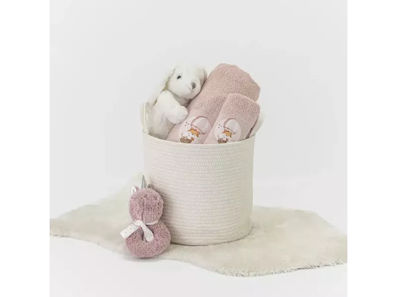 Πετσέτες Σετ 2ΤΜΧ Cutiepies Πούδρα 70 x 120 / 30 x 50 cm