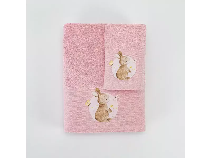 Πετσέτες Σετ 2ΤΜΧ Blush Ροζ 70 x 120 / 30 x 50 cm