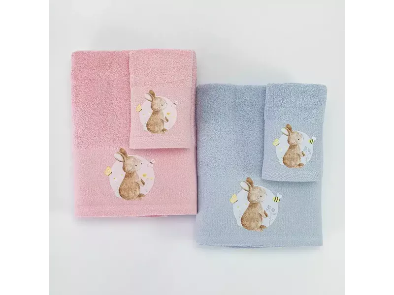 Πετσέτες Σετ 2ΤΜΧ Blush Σιέλ 70 x 120 / 30 x 50 cm