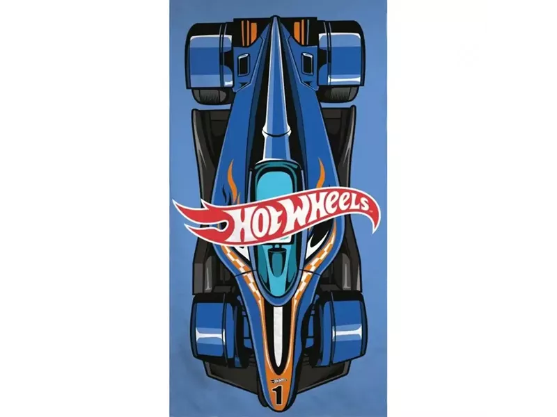 Πετσέτα Θαλάσσης Microfiber Hot Wheels Μπλε 70 x 140 cm