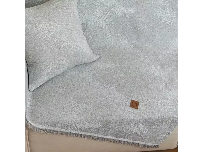 Ριχτάρι Βαμβακερό Τετραθέσιο Cobra Γκρι 180 x 350 cm