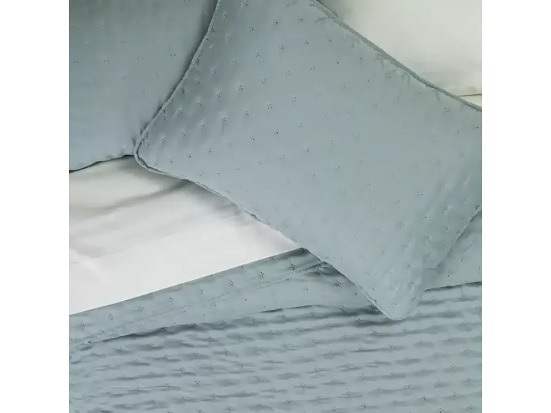 Κουβερλί Σετ Croiset Υπέρδιπλο Μέντα 220 x 240 cm + (2) 50 x 70 cm