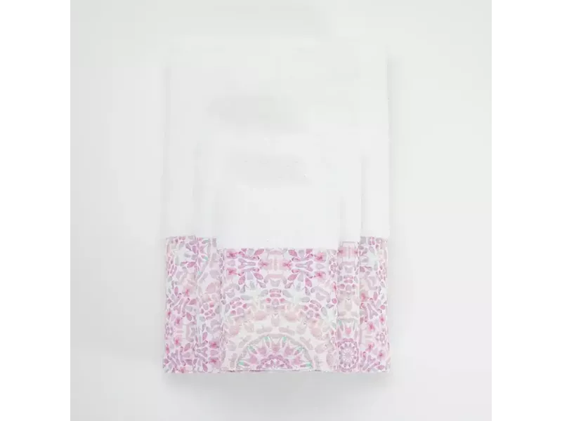 Πετσέτες Σετ 3ΤΜΧ Μάνταλα Λευκό 70 x 140 / 50 x 90 / 30 x 50 cm