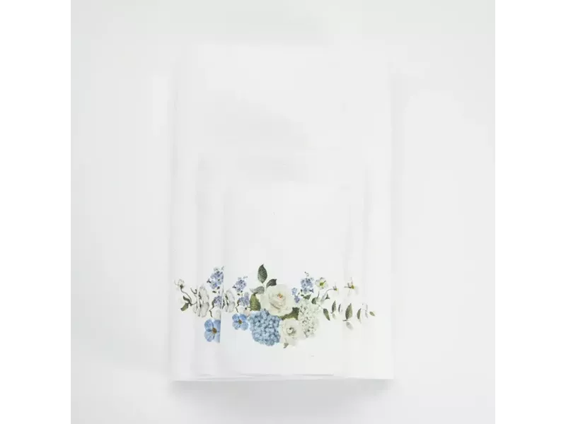 Πετσέτες Σετ 3ΤΜΧ Hortensia Λευκό 70 x 140 / 50 x 90 / 30 x 50 cm