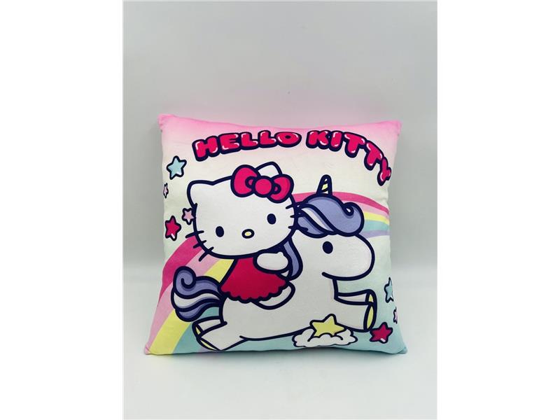 Βελούδινο Μαξιλάρι Sanrio Hello Kitty 602 38X38 Pink-Multi 100% Velboa