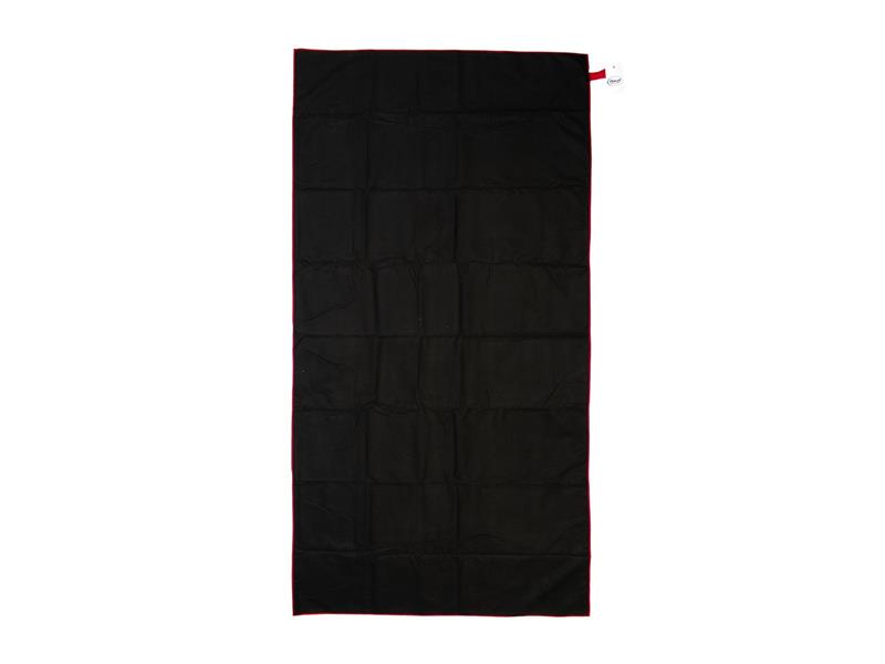 Πετσέτα Γυμναστηρίου Quick Dry 50x80 Black-Bordeaux 90/10 Polyester/Polyamide