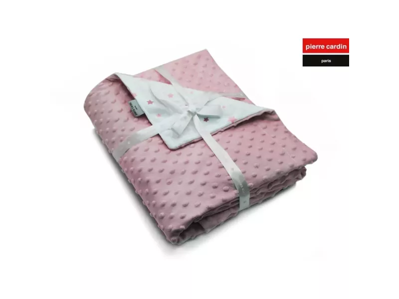 ΚΟΥΒΕΡΤΑ ΚΟΥΝΙΑΣ soft plus FLEECE 110X140 PIERRE CARDIN TOPPY PINK