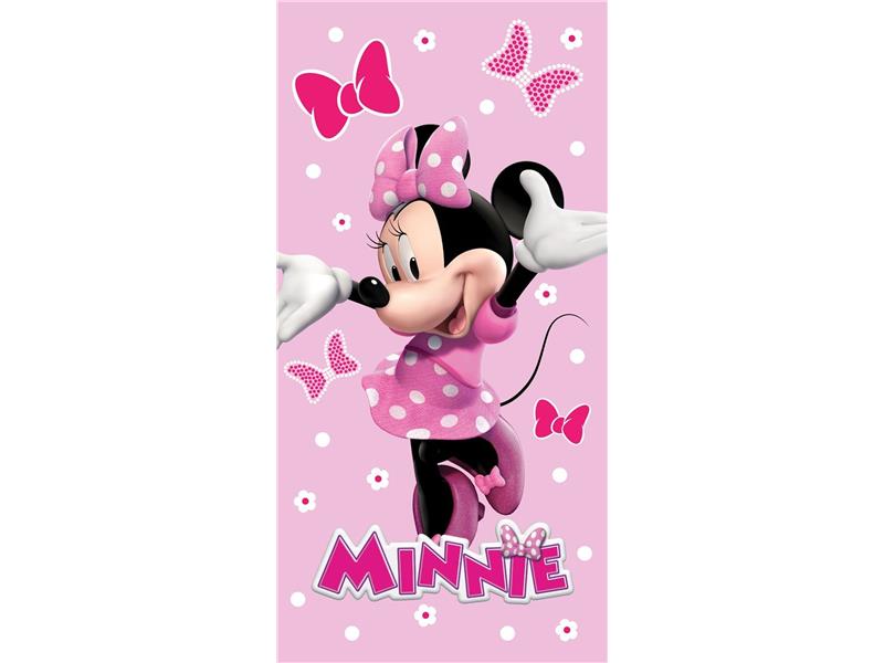 Πετσέτα Θαλάσσης Quick Dry Disney Home Minnie 542 70X140 Baby Pink 100% Microfiber