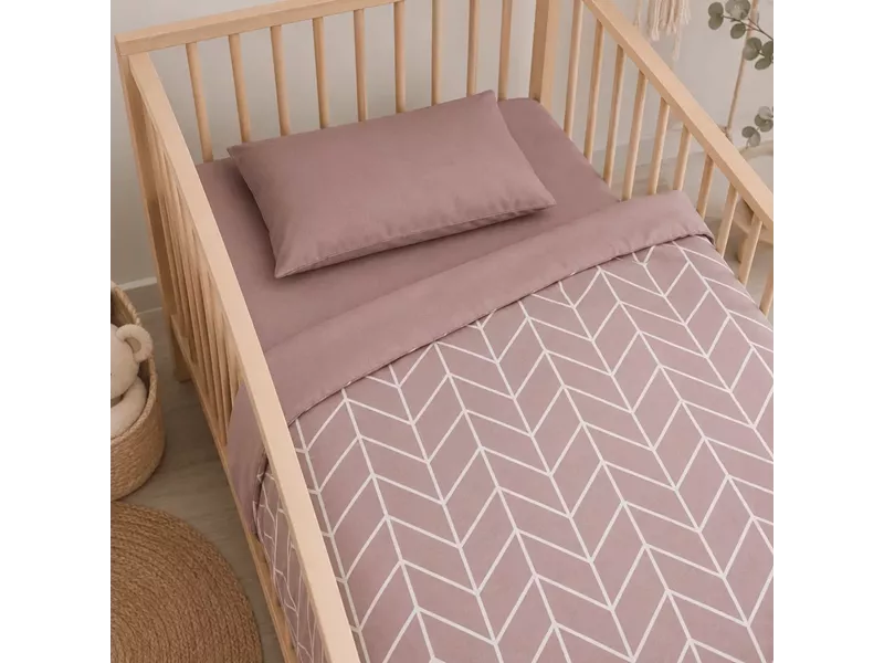 Βρεφικά Σεντόνια  Κούνιας  ΣΕΤ  Alpis Dusty Rose