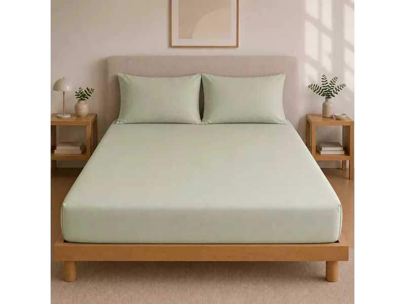 Σεντόνι Με Λάστιχο Πεννιέ Beige (1.80x2.00+0.40)