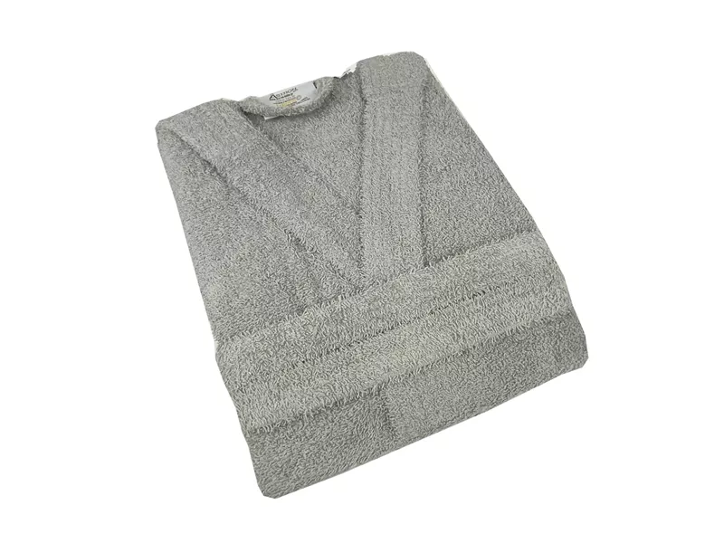 Μπουρνούζι Με Κουκούλα Grey