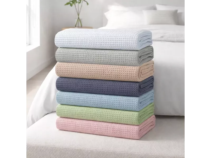 Κουβέρτα Πικέ Μονή Waffle 165χ245 Beige