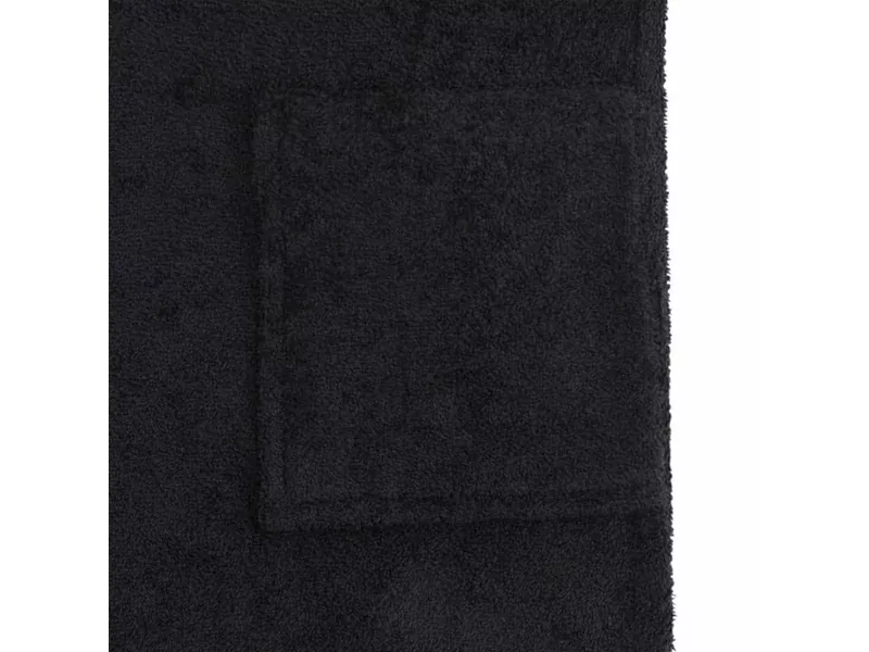 Μπουρνούζι Με Κουκούλα Black