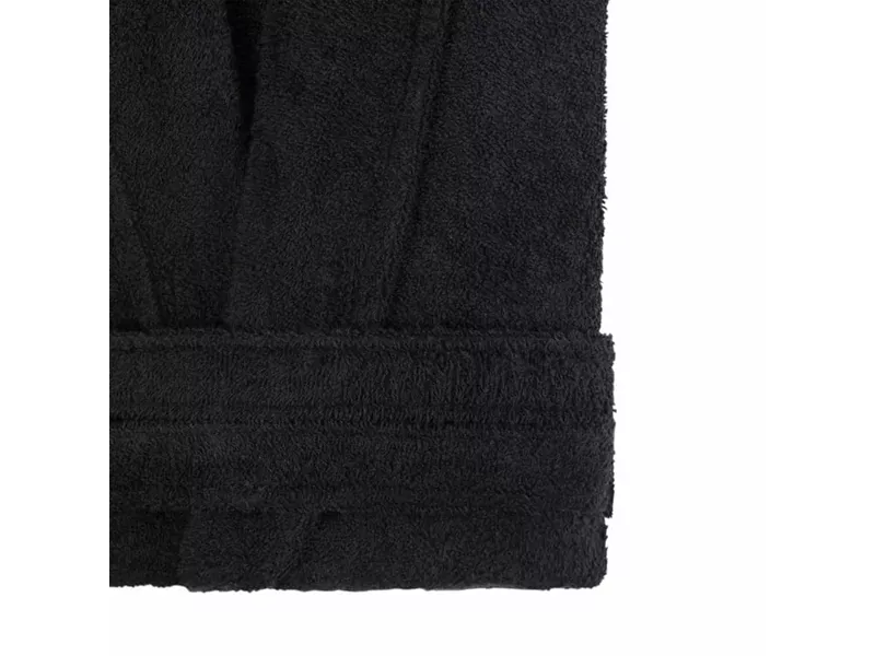 Μπουρνούζι Με Κουκούλα Black