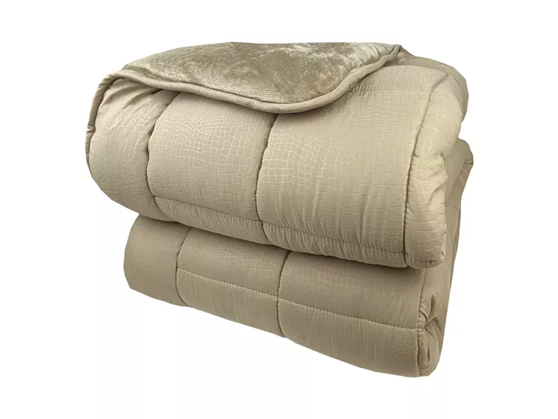 Κουβερτοπάπλωμα Υπέρδιπλο 2,20Χ2,40 Beige