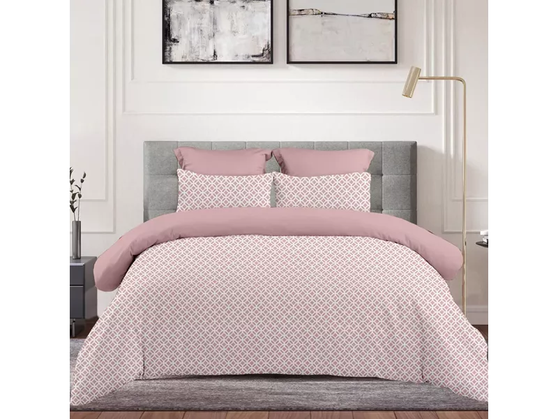 Σεντόνι Με Λάστιχο (160x200+30) Sienna Dusty Rose