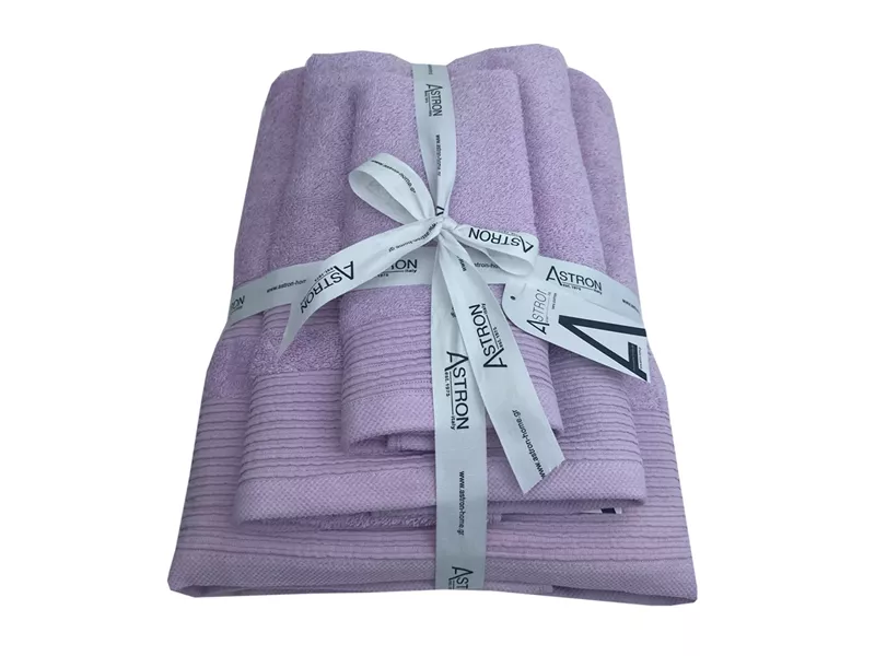 Πετσέτες σετ 3τμχ Light Lilac