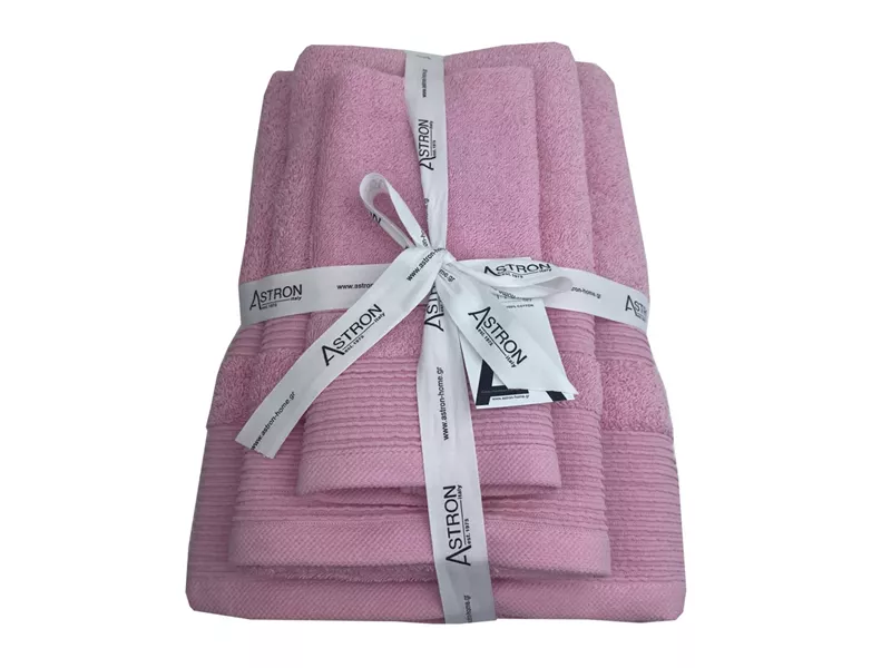 Πετσέτες σετ 3τμχ Pink