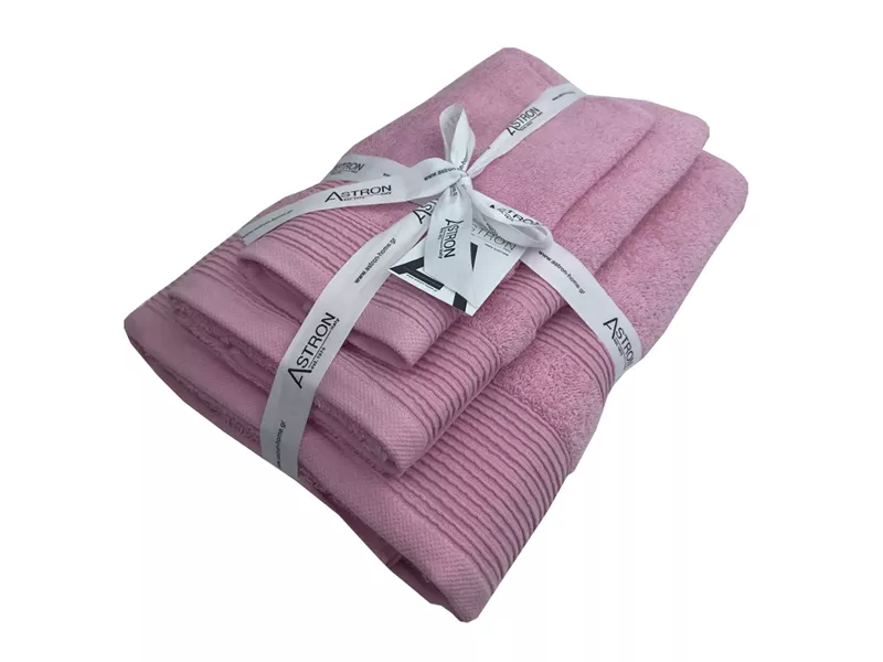Πετσέτες σετ 3τμχ Pink