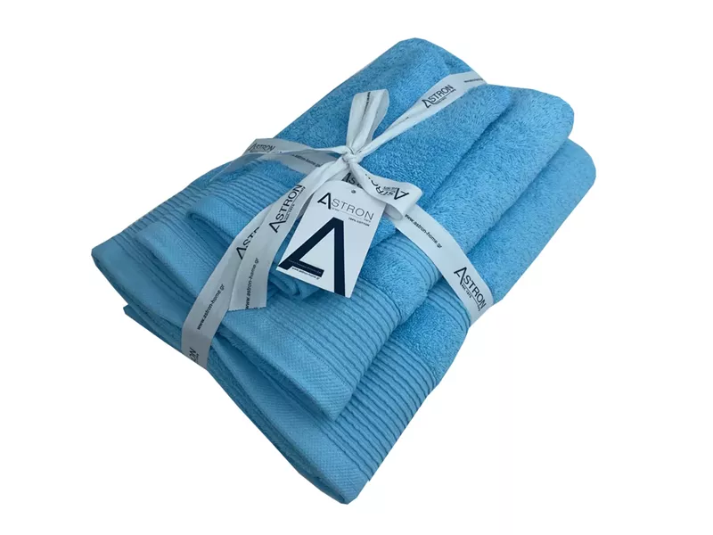Πετσέτες σετ 3τμχ Turquoise