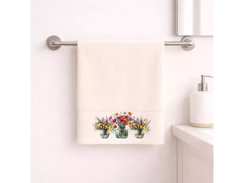 Πετσέτα Προσώπου 50×90 Blossom Ecru