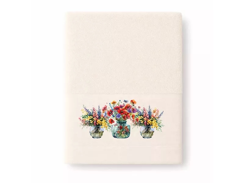 Πετσέτα Προσώπου 50×90 Blossom Ecru