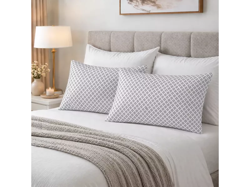 Μαξιλαροθήκες 2 τεμ (52x72) Ariel Grey