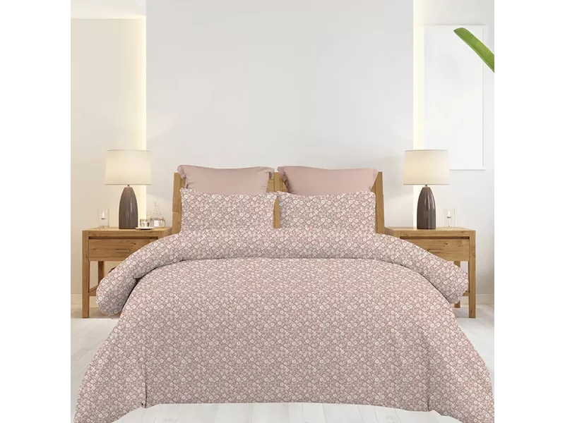 Σετ Σεντόνια Υπέρδιπλα Με Λάστιχο (160x200+40) Emily Chocolat