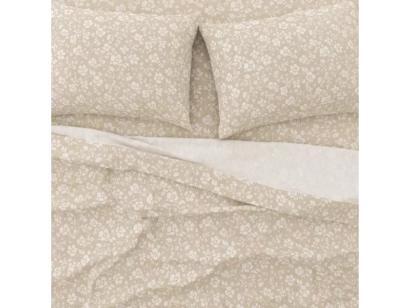 Σεντόνια King Size (ΣΕΤ) 2Χ(2,60Χ2,80)+2Χ(52Χ72) Emily Beige