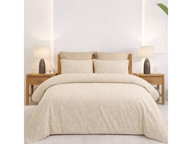 Σετ Σεντόνια Μονά 2Χ(1.75Χ2,60)+1Χ(52Χ72) Emily Beige