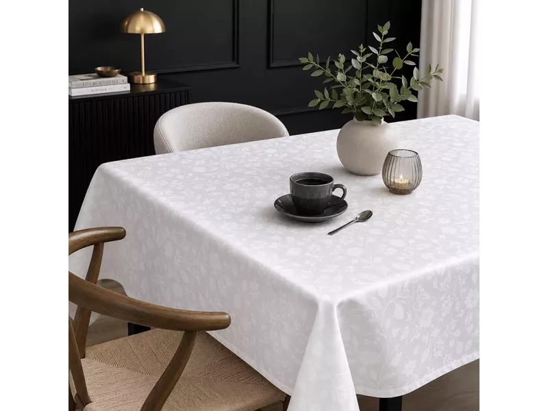 Τραπεζομάντηλο Σετ 9τεμ (140Χ220+8Πετσέτες) White