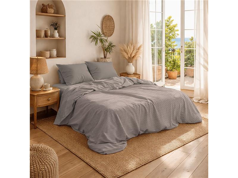 Κουβέρτα Πικέ Μονόχρωμη 325 gr/m² 255x270 Elephant 100% Cotton