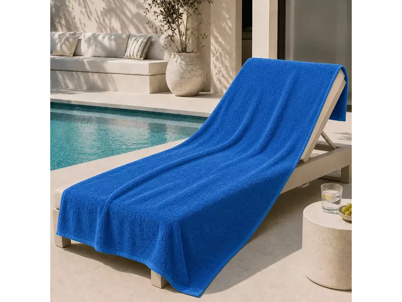 Πετσέτα Πισίνας - Θαλάσσης 100X180 Royal Blue