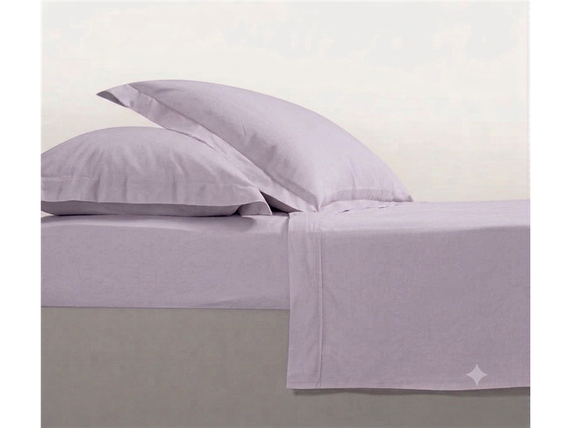 Μονό Σεντόνι Mcdecor Rainbow Lila 170X270 (100% Βαμβακοσατέν) - MCDECOR