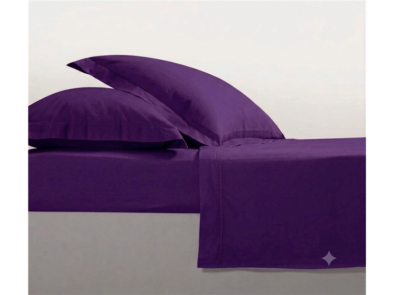 Μονό Σεντόνι Mcdecor Rainbow Mauve 170X270 (100% Βαμβακοσατέν) - MCDECOR