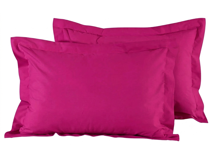Σετ Μαξιλαροθήκες Mcdecor Rainbow Fucsia 50x70+4 (100% Βαμβακοσατέν Oxford) - MCDECOR