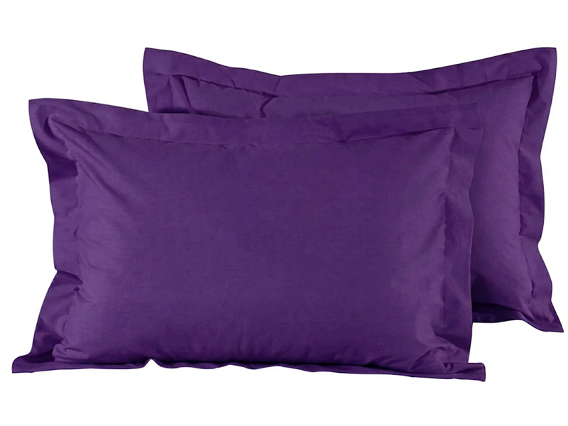 Σετ Μαξιλαροθήκες Mcdecor Rainbow Mauve 50x70+4 (100% Βαμβακοσατέν Oxford) - MCDECOR