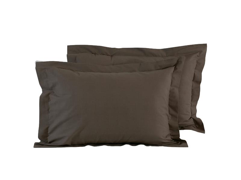 Σετ Μαξιλαροθήκες Mcdecor Rainbow Kafe 50x70+4 (100% Βαμβακοσατέν Oxford) - MCDECOR