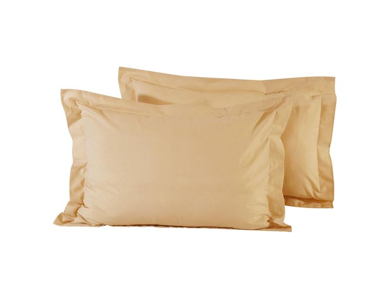 Σετ Μαξιλαροθήκες Mcdecor Rainbow Beige 50x70+4 (100% Βαμβακοσατέν Oxford) - MCDECOR
