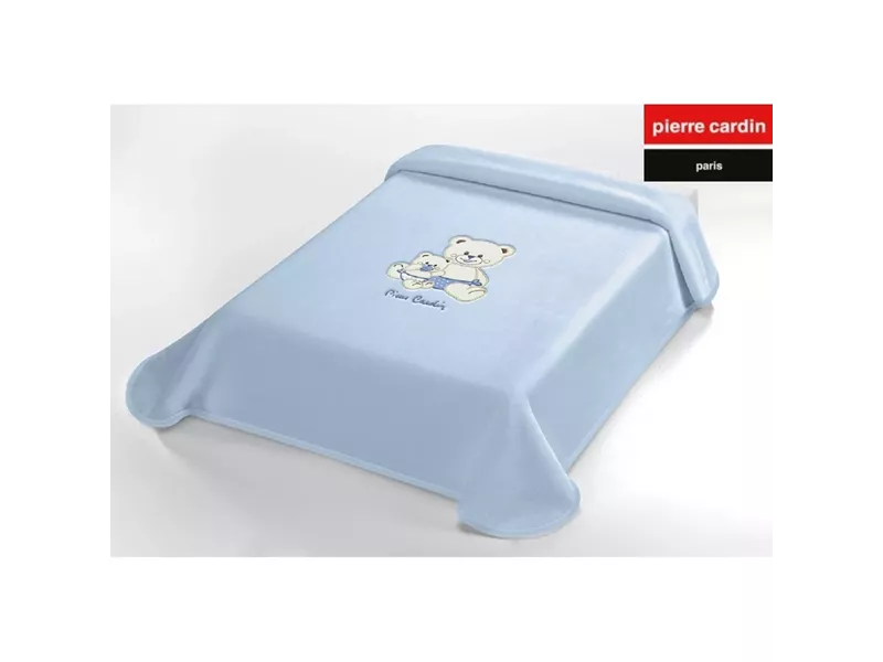 ΚΟΥΒΕΡΤΑ ΑΓΚΑΛΙΑΣ 80Χ110 PIERRE CARDIN (760) BLUE