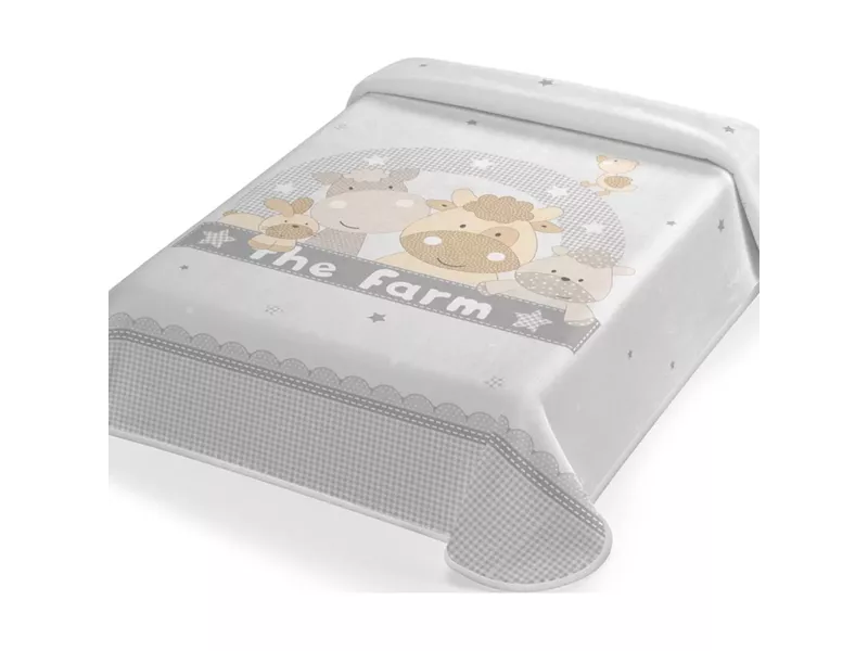 ΚΟΥΒΕΡΤΑ ΙΣΠΑΝΙΑΣ ΑΓΚΑΛΙΑΣ 80X110 BELPLA STER 664 GREY