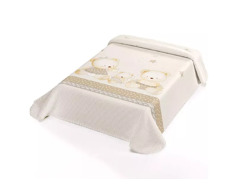 ΚΟΥΒΕΡΤΑ ΙΣΠΑΝΙΑΣ ΑΓΚΑΛΙΑΣ 80X110 BELPLA STER 663 BEIGE